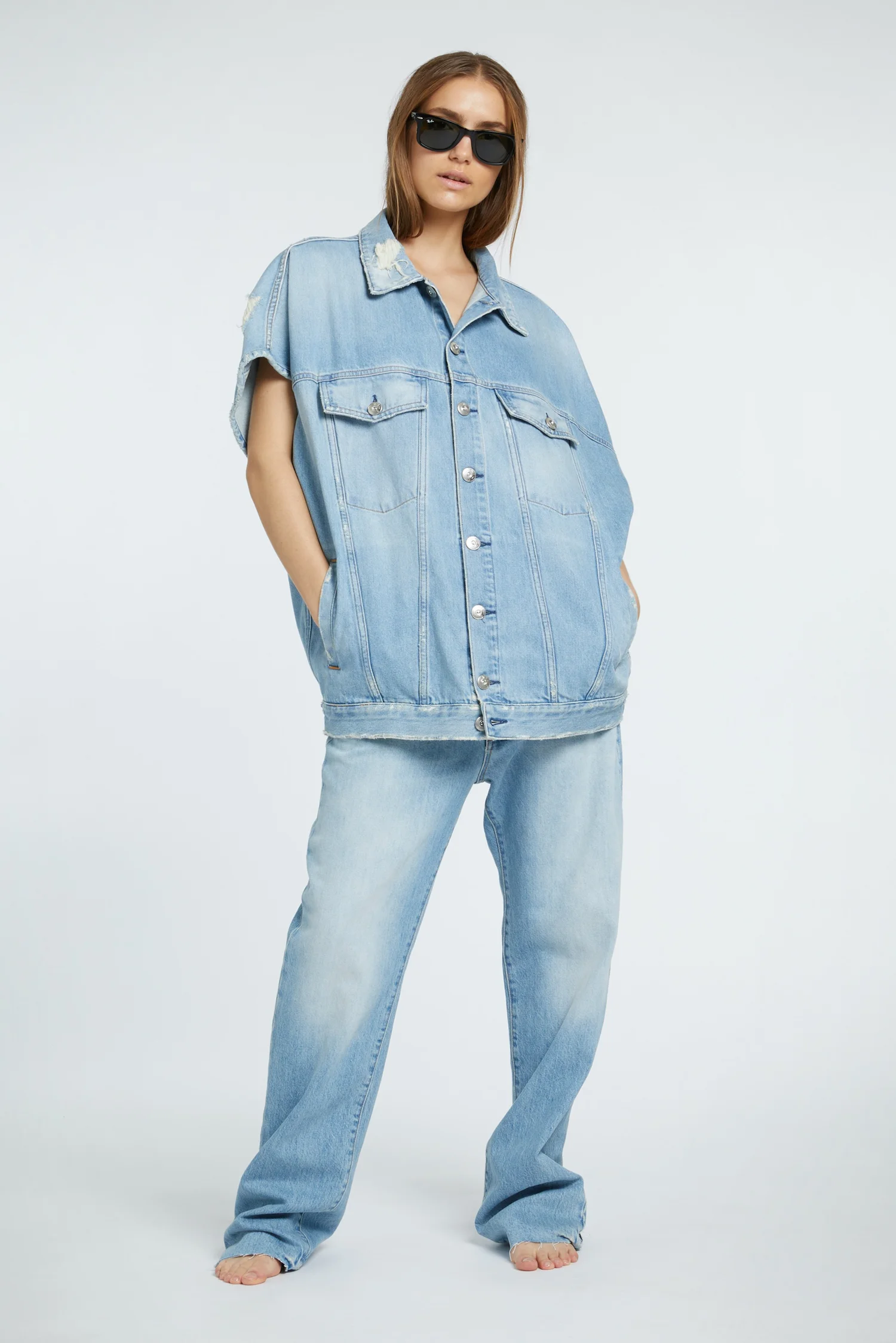 【3x1/スリーバイワン】GINA JACKET 3×1/スリーバイワン】GINA JACKET（デニムジャケット）｜L